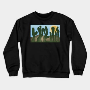 California Desert Scene Crewneck Sweatshirt